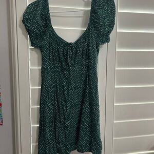 Green Polka Dot Dress